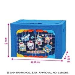 サンリオキャラクターズ　カラフルトイボックス窓付き収納ボックス