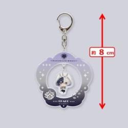 【チャコ】フラガリアメモリーズ　ゆらゆらアクリルチャーム～ノワールブーケ～
