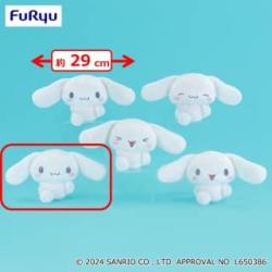 【きゅるきゅる】シナモロール　HUGクリップぬいぐるみ