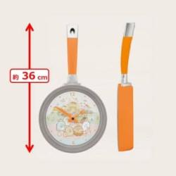 【オレンジ】すみっコぐらし　ようこそ！たべもの王国 フライパンクロック