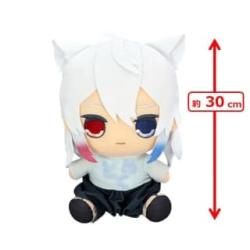 【どぬく】カラフルピーチ　おすわりBIGぬいぐるみ②