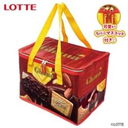 【ガーナ】LOTTE アイスシリーズ　保温保冷BIGグリッターバッグ