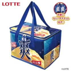 【爽】LOTTE アイスシリーズ　保温保冷BIGグリッターバッグ