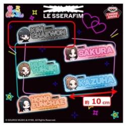 【KIM CHAEWON】LE SSERAFIM　きゅるぽっぷん アクリルネームバッジ