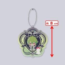 【ピケロ】フラガリアメモリーズ　カスタムアクリルキーホルダー～ノワールブーケ～