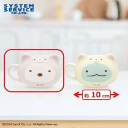 【しろくま】すみっコぐらし　おうちでくまカフェ フェイス型マグカップ