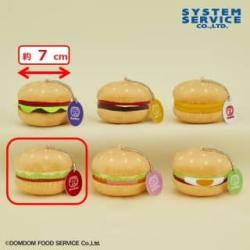 【甘辛チキンバーガー】ドムドムハンバーガー　いろんなハンバーガー大集合！マスコットキーチェーン