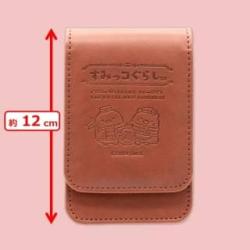 【ブラウン】すみっコぐらし　ホテルニューすみっコ レザー風マルチケース