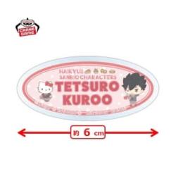 【黒尾鉄朗／ハローキティ】ハイキュー!!×サンリオキャラクターズ　アクリルバッジ