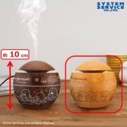 【ライトブラウン】すみっコぐらし　星空さんぽ 木目調LEDライト付き加湿器