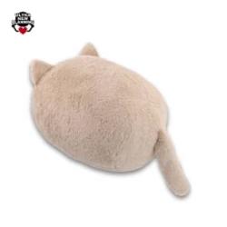 【ライトブラウン】しっぽ付きクッション