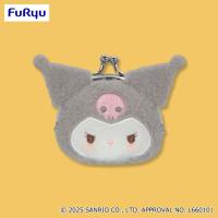 【クロミ】サンリオキャラクターズ ミルキーボアフェイスがま口ポーチ