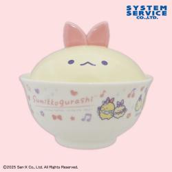 【えびてんのしっぽ】すみっコぐらし 天使なえびてん ふた付きどんぶり