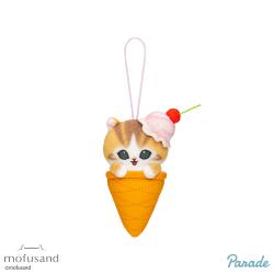 【ストロベリー】mofusand アイスにゃんマスコット