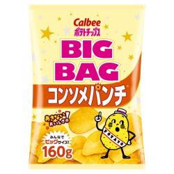 カルビー ビッグバッグ ポテトチップス コンソメパンチ 160g【2026/02/28】