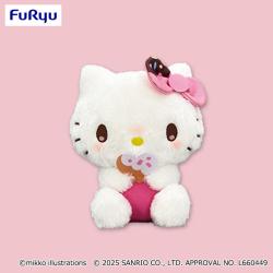 【ハローキティ】mikko×Sanrio characters ドーナツデザインBIGぬいぐるみ①