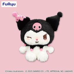 【クロミ】mikko×Sanrio characters ドーナツデザインBIGぬいぐるみ②