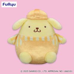 【ポムポムプリン】サンリオキャラクターズ ぽよよんえあぽ〜と BIGぬいぐるみ〜ポムポムプリン・マフィン・ベーグル・スコーン〜【当社限定】