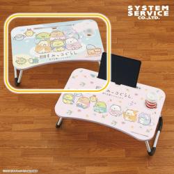 【ブルー】映画すみっコぐらし4 ビッグ木製ラップトップテーブル