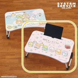 【ピンク】映画すみっコぐらし4 ビッグ木製ラップトップテーブル