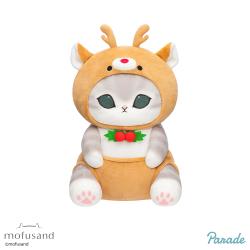 【トナカイ】mofusand クリスマスにゃんBIGぬいぐるみ