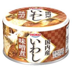 【2個セット】国内産いわし味噌煮【2028/10/09】