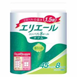 エリエール コンパクトダブル 45m×8ロール