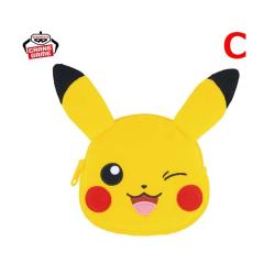 【C】ポケットモンスター いろんなおかお 顔型ミニポーチ〜ピカチュウ〜