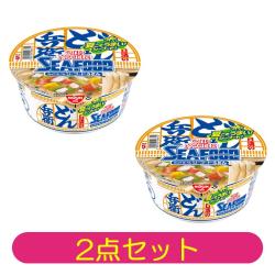 【2点セット】日清のどん兵衛 カップヌードルシーフードうどん【2026/12/16】